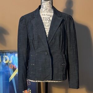Rafaella Blazer Jacket in brushed denim